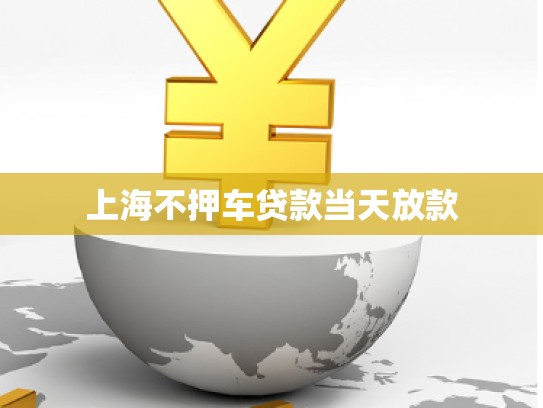 上海不押車貸款當(dāng)天放款